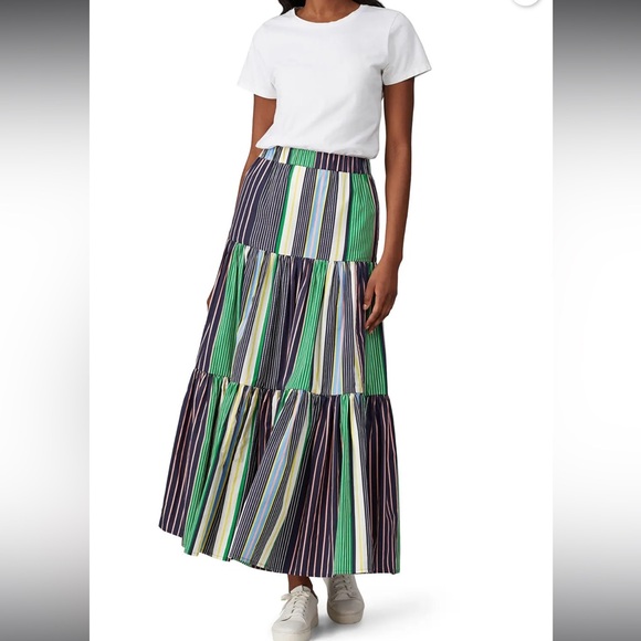 Tory Burch Dresses & Skirts - Tory Burch Multicolor Striped Maxi Skirt